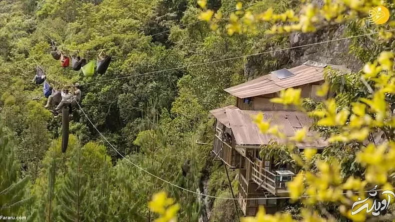 تصاویر - هتلی روی صخره ای عمودی برای ماجراجویان